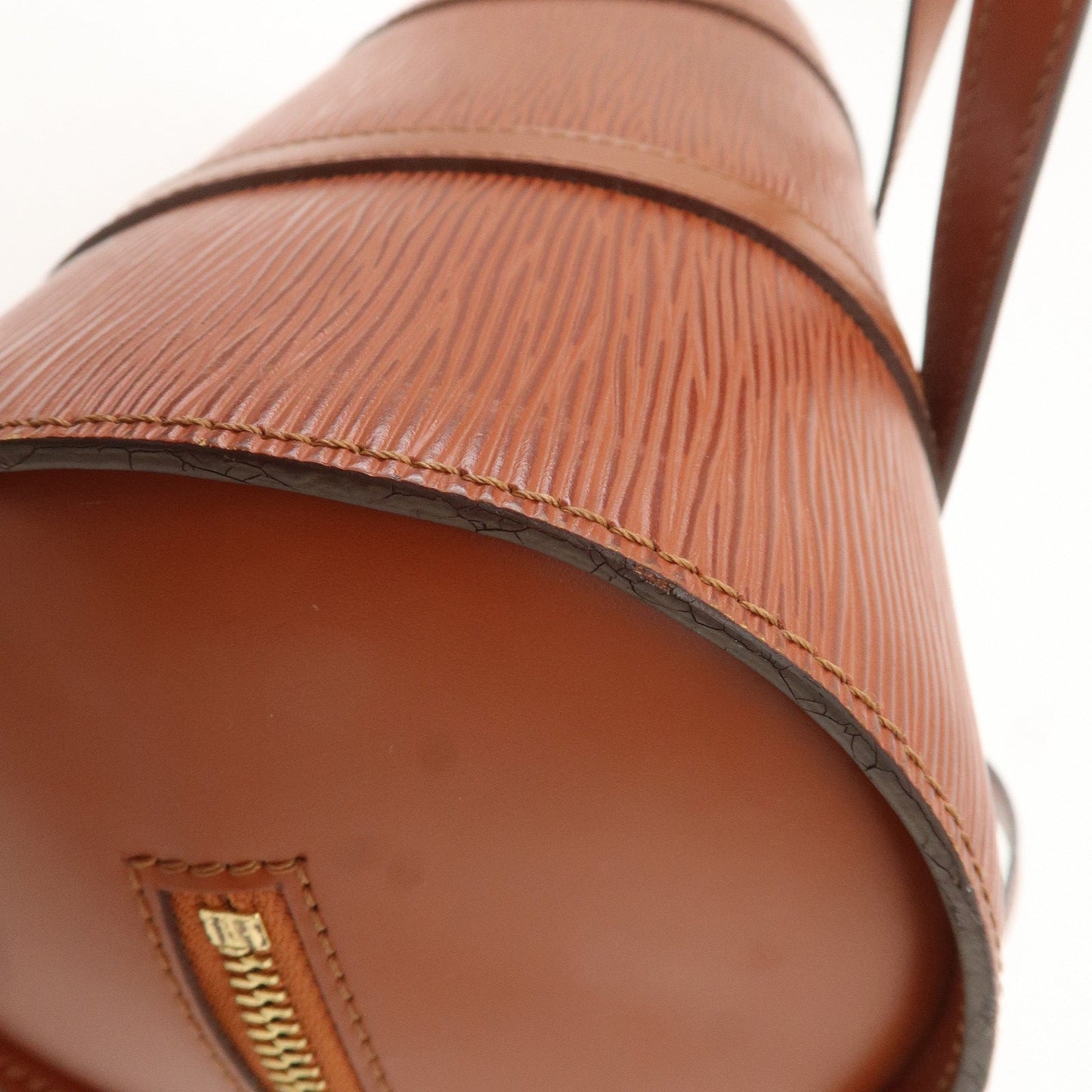 Louis Vuitton Epi Soufflot Shoulder Bag Kenya Brown M52223