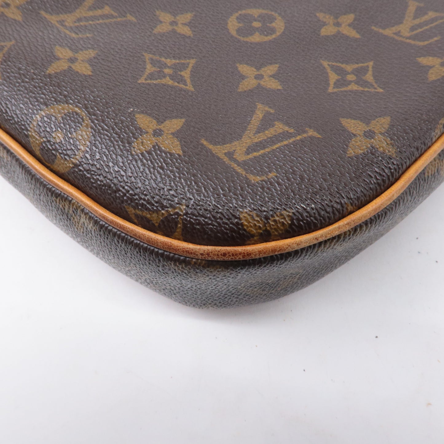 Louis Vuitton Monogram Odeon MM Shoulder Bag Brown M56389