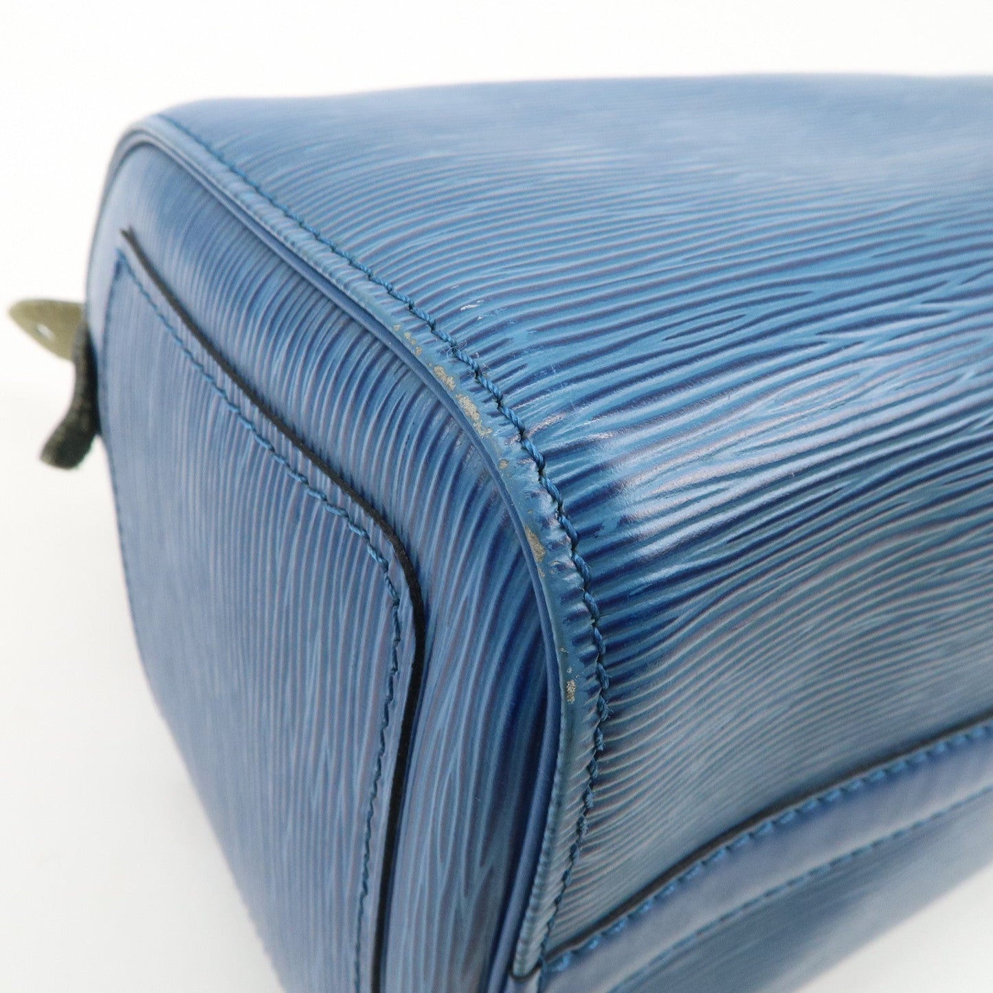 Louis Vuitton Epi Speedy 30 Hand Bag Boston Bag Blue M43005