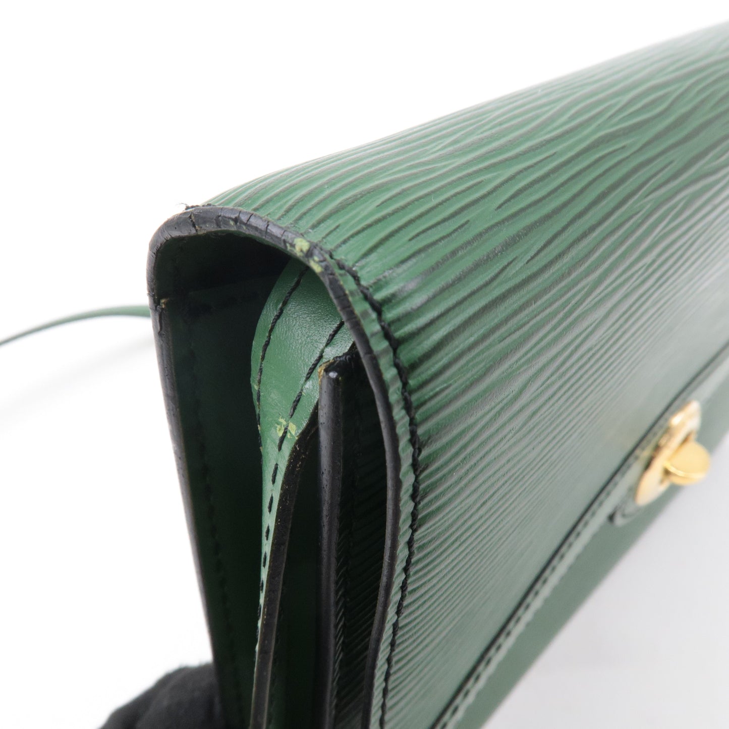 Louis Vuitton Epi Pochette Arche Shoulder Bag Borneo Green M52574