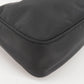 Prada Logo Nylon Hand Bag Pouch Purse NERO Black