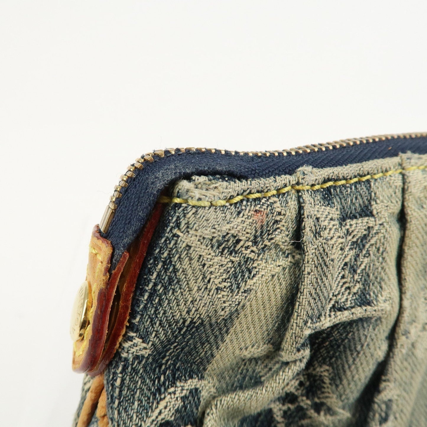 Louis Vuitton Monogram Denim Trousse Raye Pouch Blue M95335