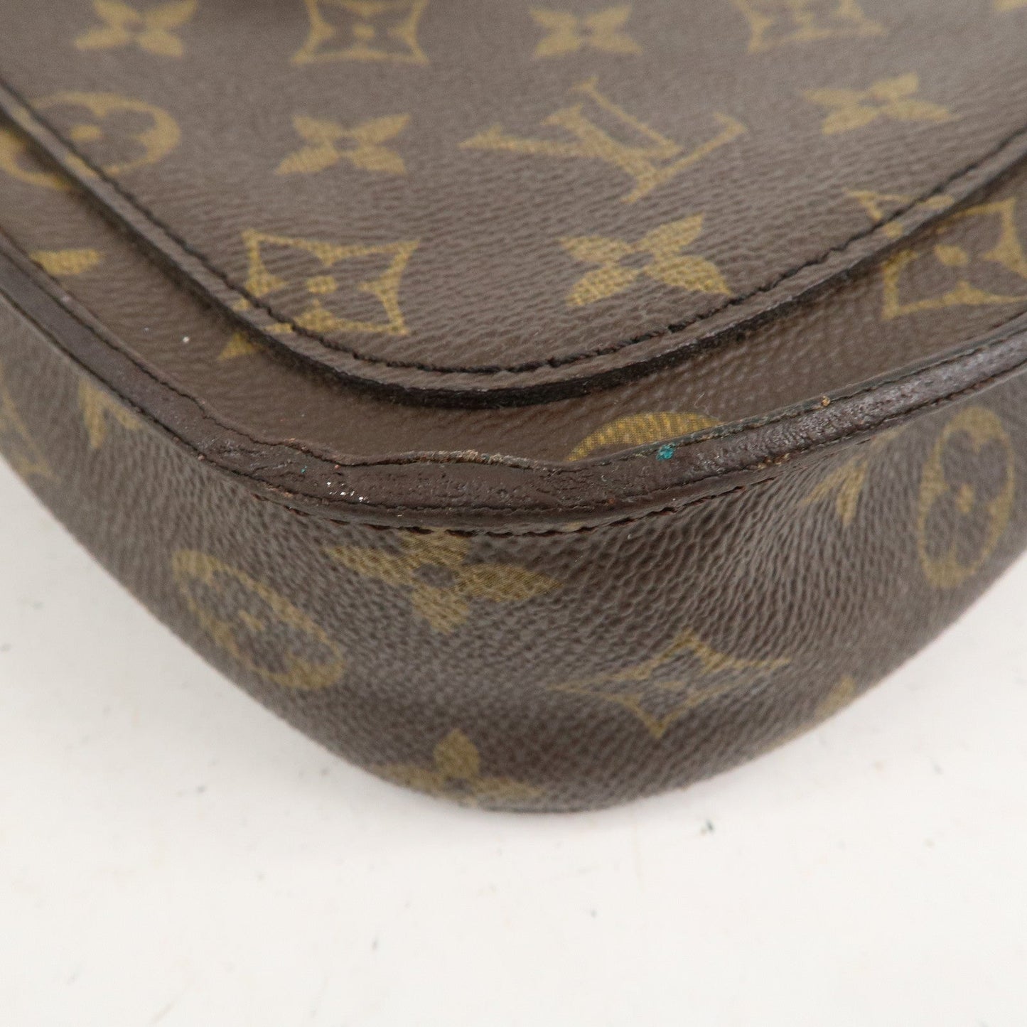 Louis Vuitton Monogram Saint Cloud MM Shoulder Bag Brown M51243
