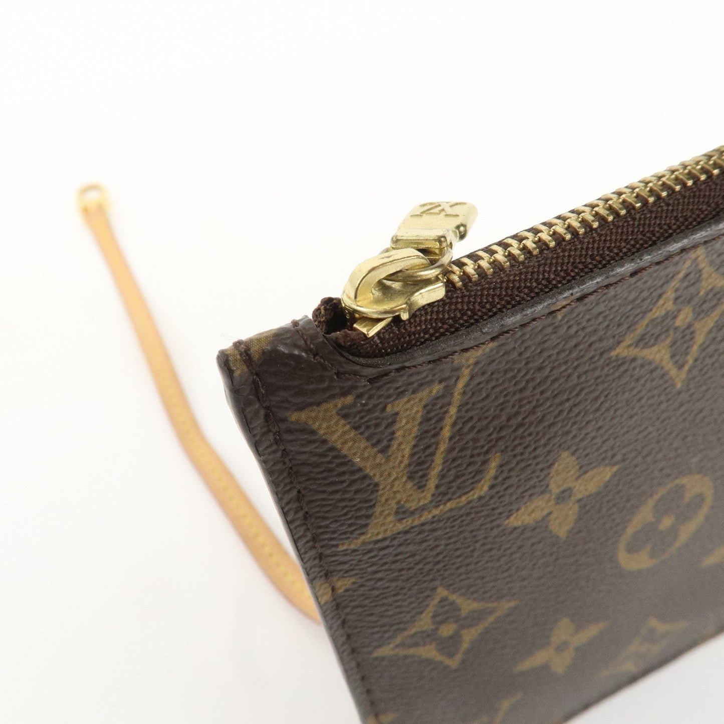 Louis Vuitton Monogram Pouch For Neverfull PM Brown Fuchsia