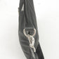 Prada Logo Nylon Leather Shoulder Bag Black Detachable Strap