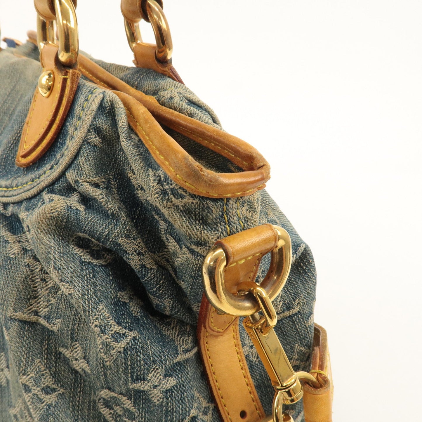 Louis Vuitton Monogram Denim Neo Cabby MM 2Way Bag M95349