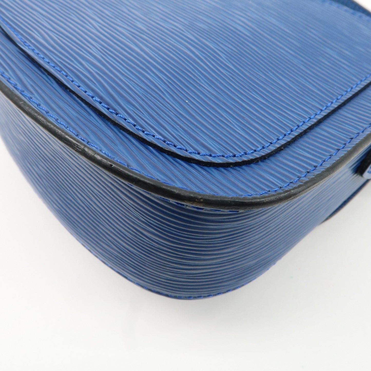 Louis Vuitton Epi Mini Saint Cloud Shoulder Bag Blue M52215