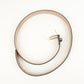 GUCCI Diamante GG Marmont Leather Belt 105/42 Gray 345658