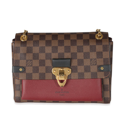 Louis Vuitton Bordeaux Damier Ebene Canvas Vavin PM