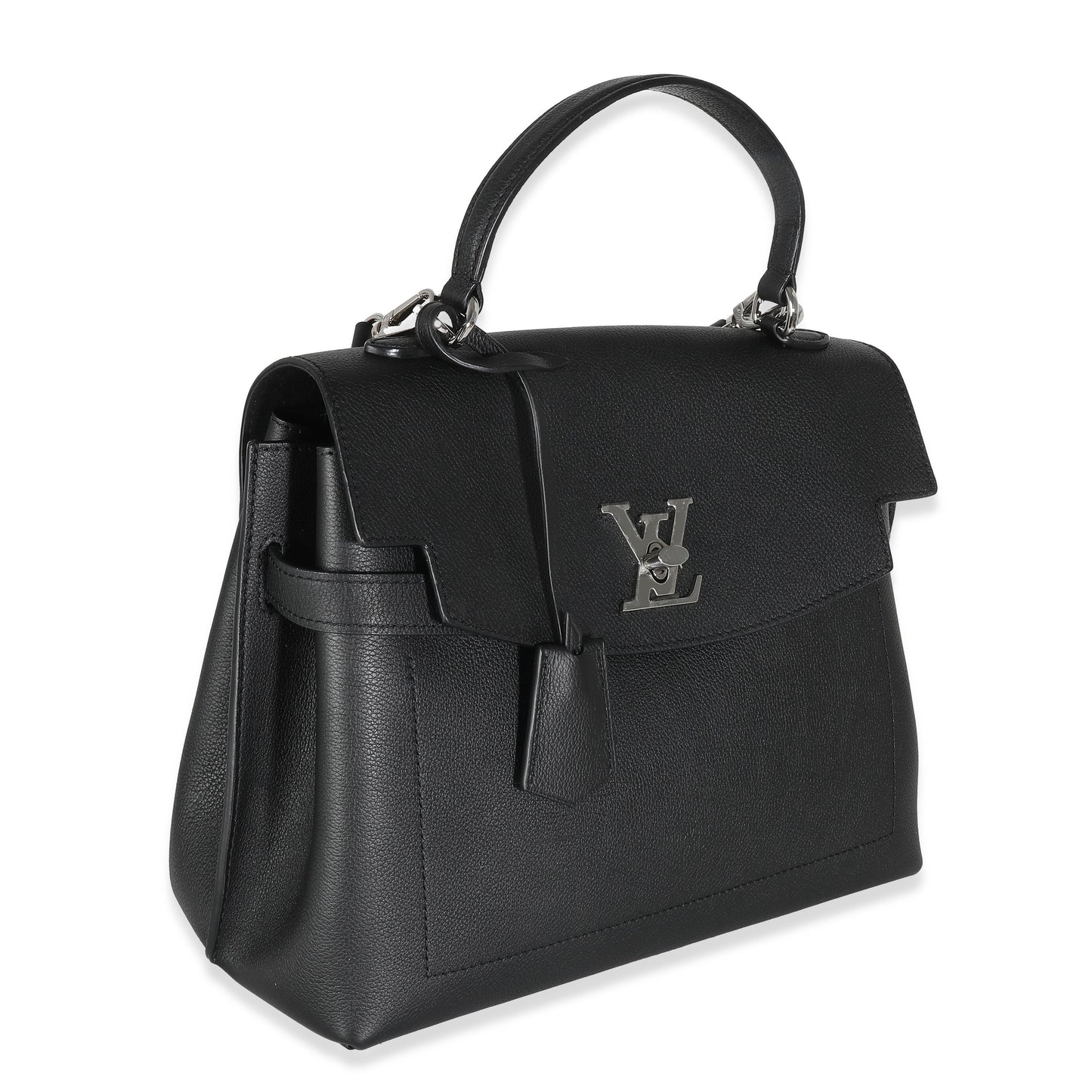Louis Vuitton Black Calfskin Lockme Ever MM