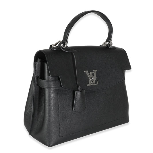 Louis Vuitton Black Calfskin Lockme Ever MM