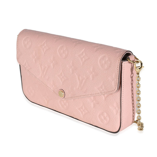 Louis Vuitton Rose Poudre Empreinte Felicie Pochette