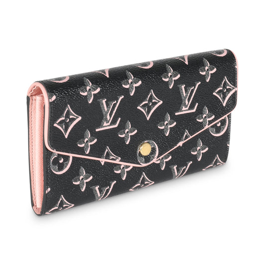 Louis Vuitton Black Monogram Fall For You Canvas Sarah Wallet