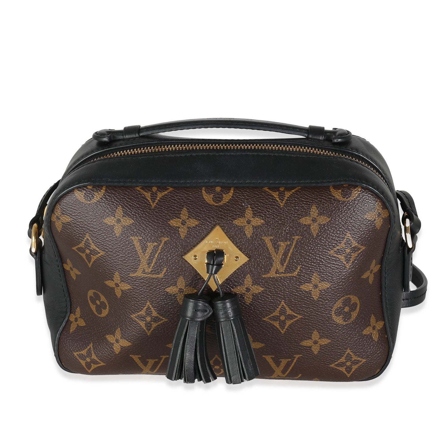 Louis Vuitton Black Monogram Canvas Saintonge