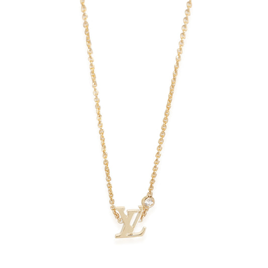 Louis Vuitton Idylle Blossom Necklace in 18k Yellow Gold 0.03 CTW