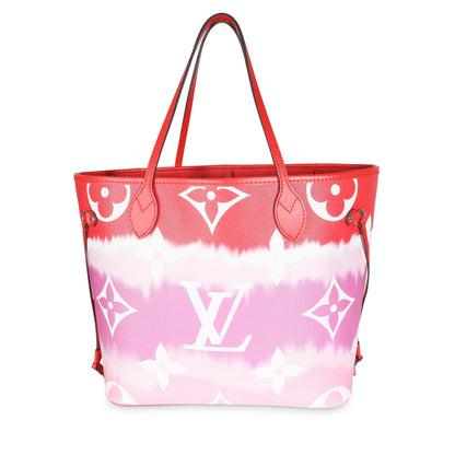 Louis Vuitton Rouge Giant Monogram Canvas Escale Neverfull MM