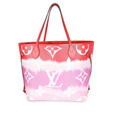 Louis Vuitton Rouge Giant Monogram Canvas Escale Neverfull MM
