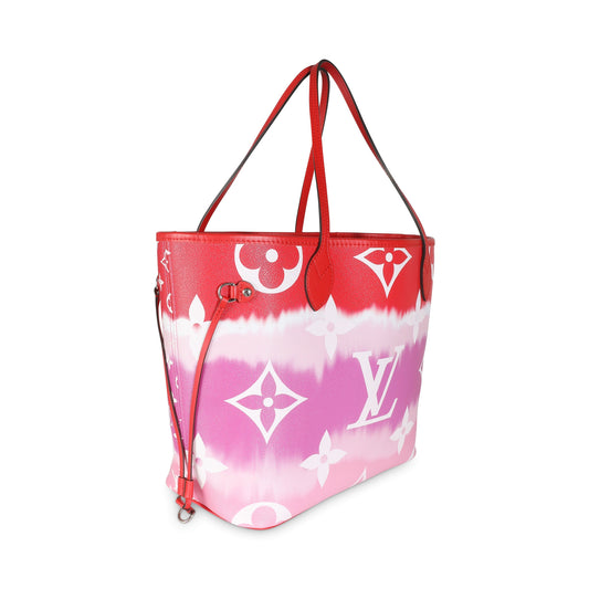 Louis Vuitton Rouge Giant Monogram Canvas Escale Neverfull MM