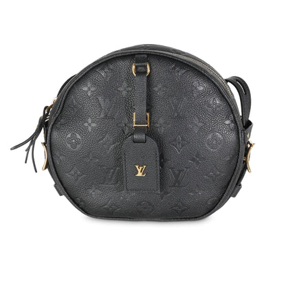 Louis Vuitton Black Empreinte Boite Chapeau Souple MM