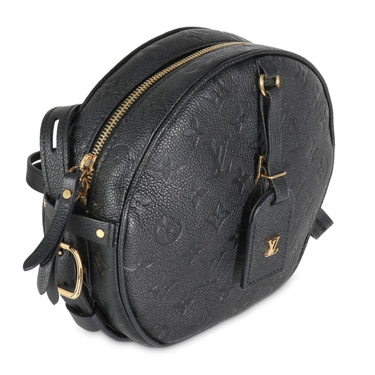 Louis Vuitton Black Empreinte Boite Chapeau Souple MM