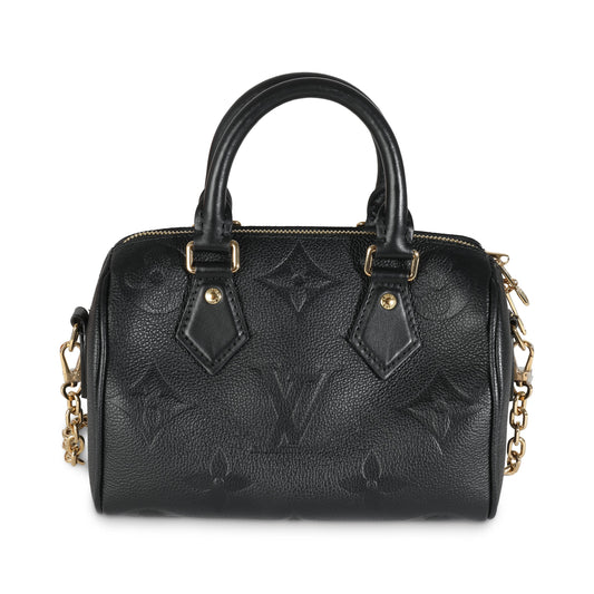 Louis Vuitton Black Monogram Giant Empriente Speedy Bandouliere 20