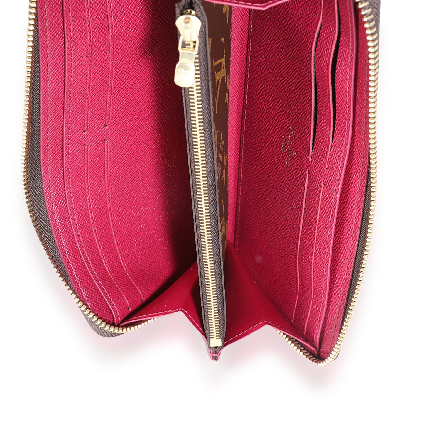 Louis Vuitton Fuchsia Monogram Canvas Clemence Wallet