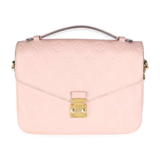 Louis Vuitton Rose Poudre Monogram Empreinte Pochette Metis