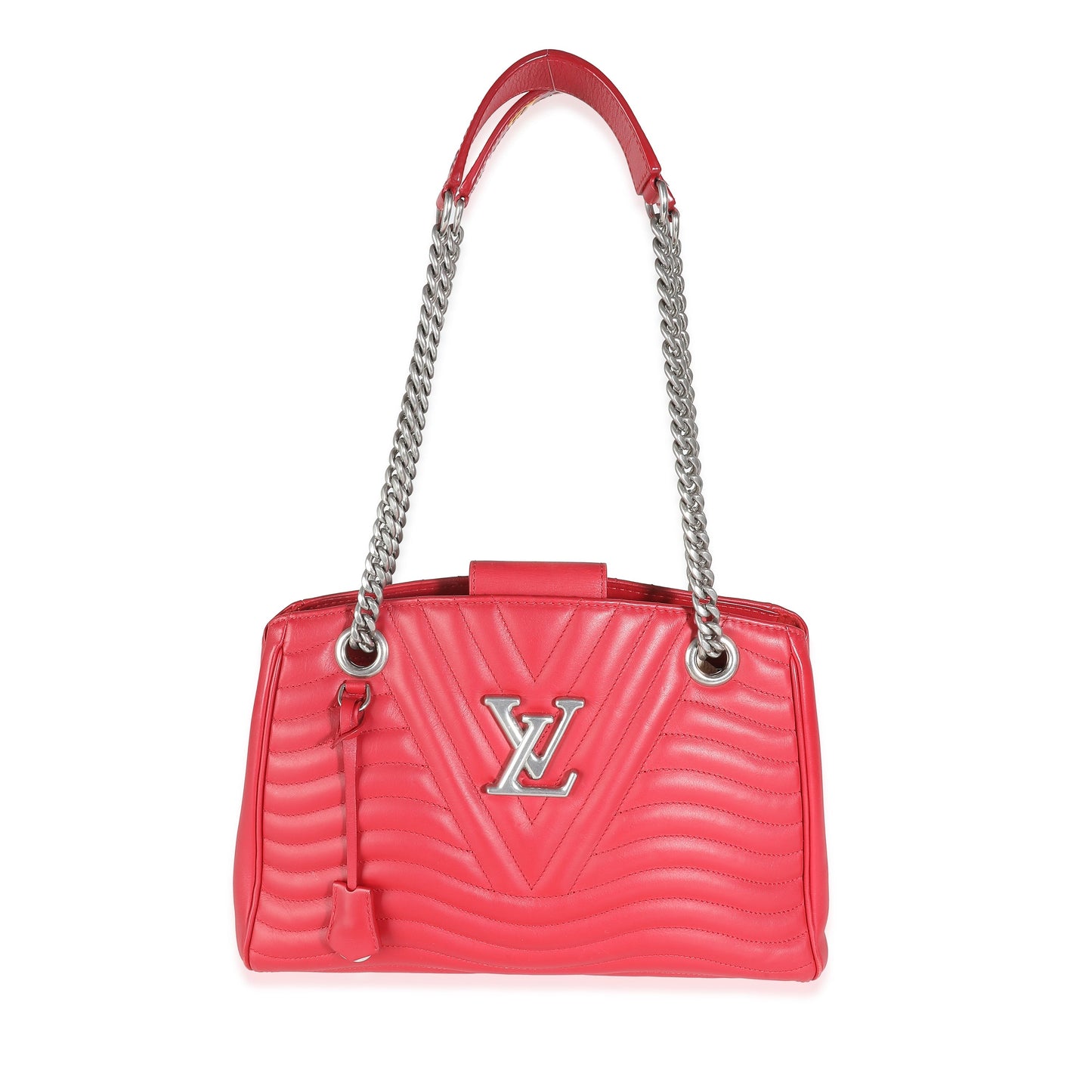 Louis Vuitton Ecarlate Calfskin New Wave Chain Tote