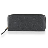 Louis Vuitton Black Empreinte Clemence Wallet