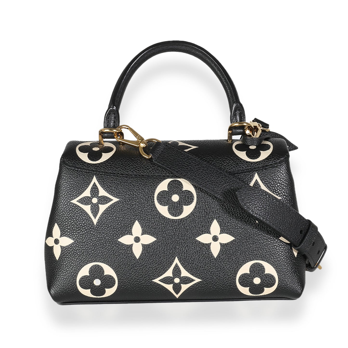 Louis Vuitton Black Beige Giant Empreinte Madeleine BB