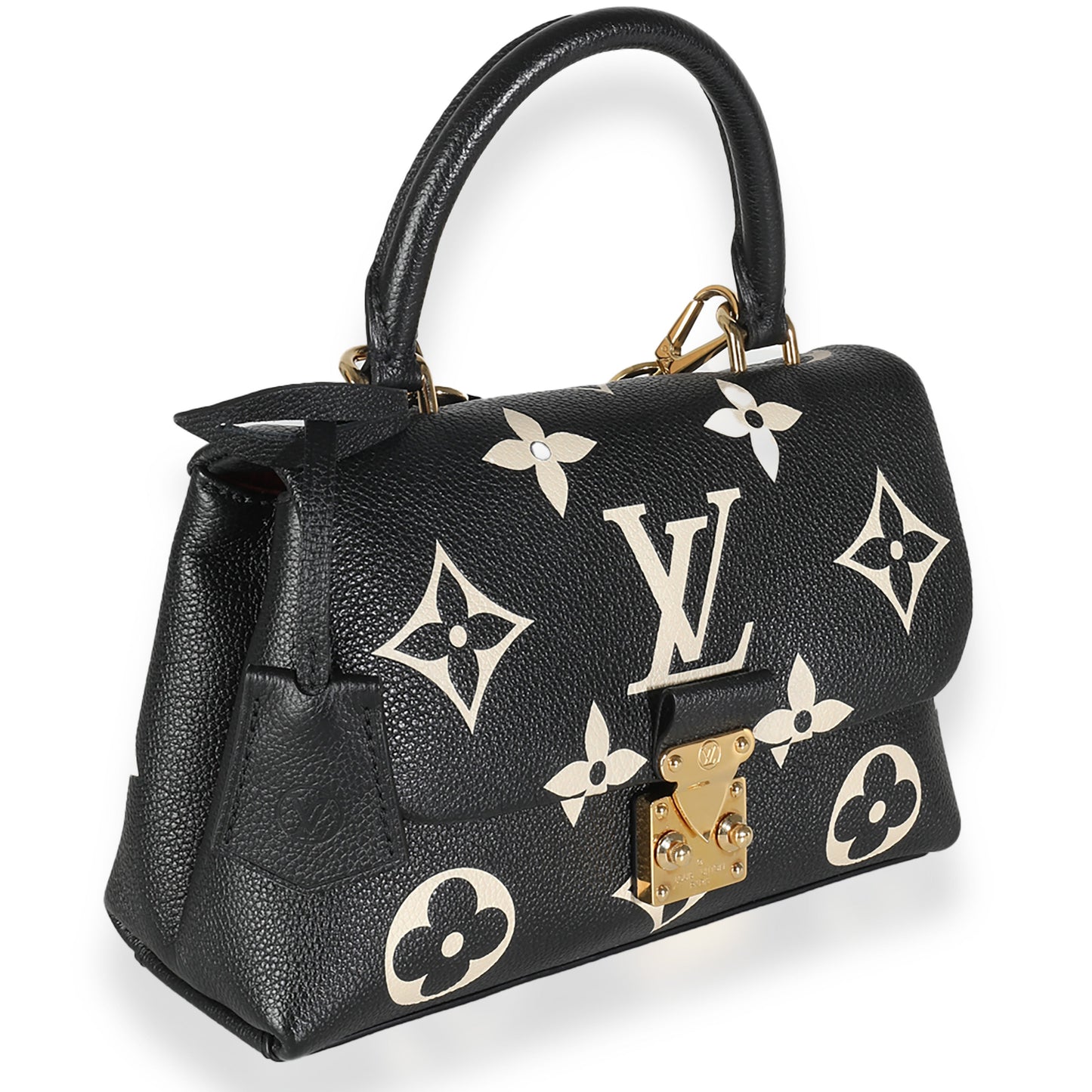 Louis Vuitton Black Beige Giant Empreinte Madeleine BB