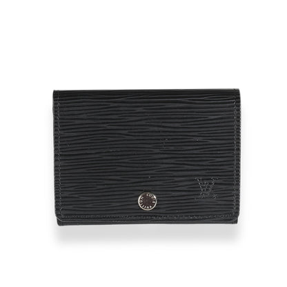 Louis Vuitton Black Epi Business Card Holder