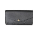 Louis Vuitton Black Monogram Empreinte Sarah Wallet