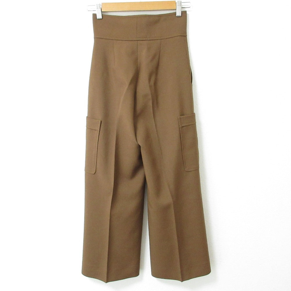 Gucci Mohair Wool Cargo Wide Pants