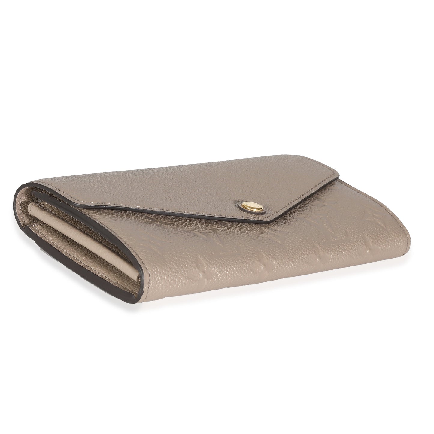 Louis Vuitton Turtledove Monogram Empreinte Sarah Wallet