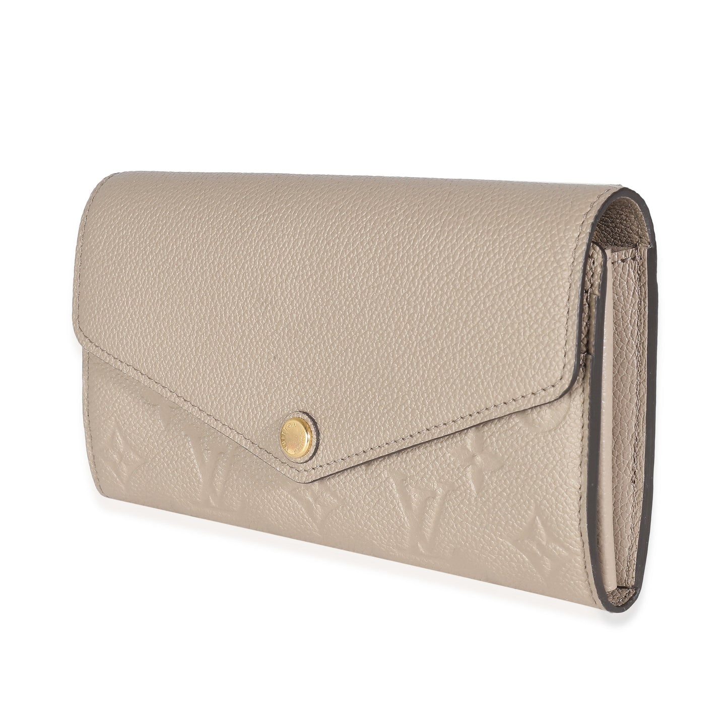 Louis Vuitton Turtledove Monogram Empreinte Sarah Wallet