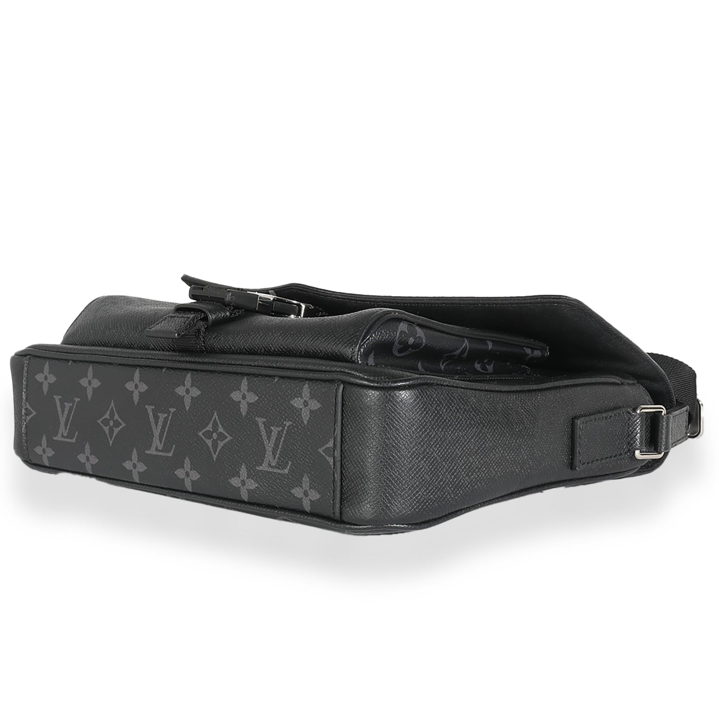 Louis Vuitton Black Taigarama Monogram Eclipse Outdoor Flap Messenger