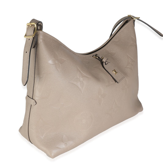 Louis Vuitton Turtledove Monogram Empreinte CarryAll MM