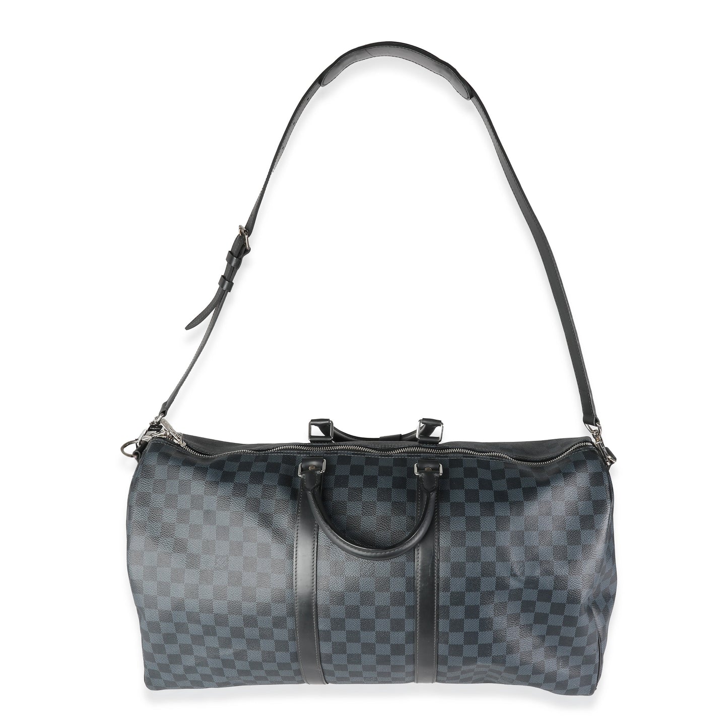 Louis Vuitton Damier Cobalt Canvas Keepall Bandouliere 55
