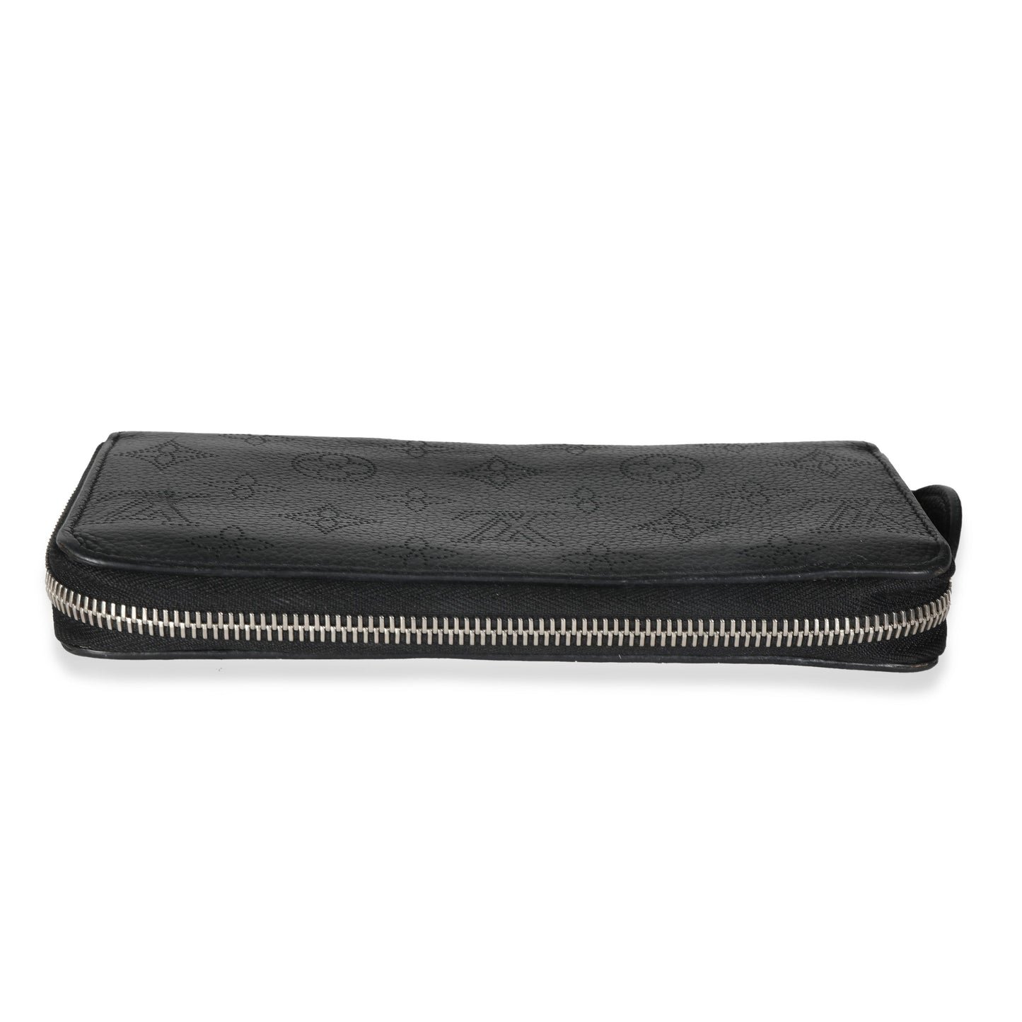 Louis Vuitton Black Mahina Zippy Wallet