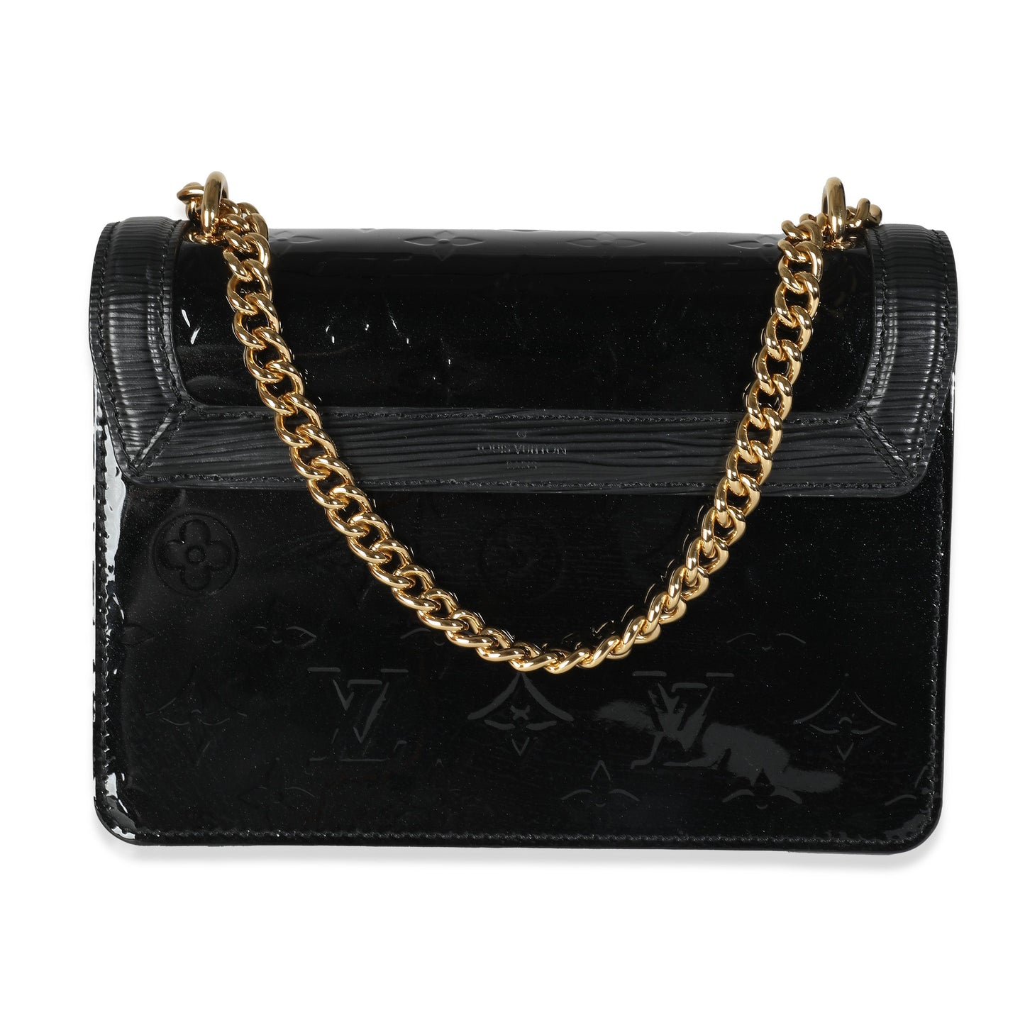 Louis Vuitton Black Epi Monogram Vernis Wynwood