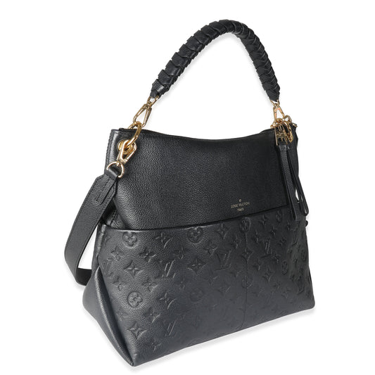 Louis Vuitton Black Monogram Empreinte Maida Hobo