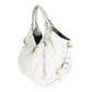 Louis Vuitton White Monogram Mahina XL Hobo