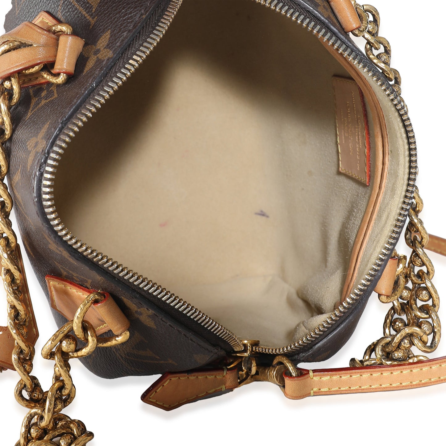Louis Vuitton Monogram Canvas Chain Speedy 20