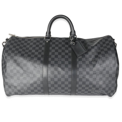 Louis Vuitton Damier Graphite Canvas Keepall Bandouliere 55