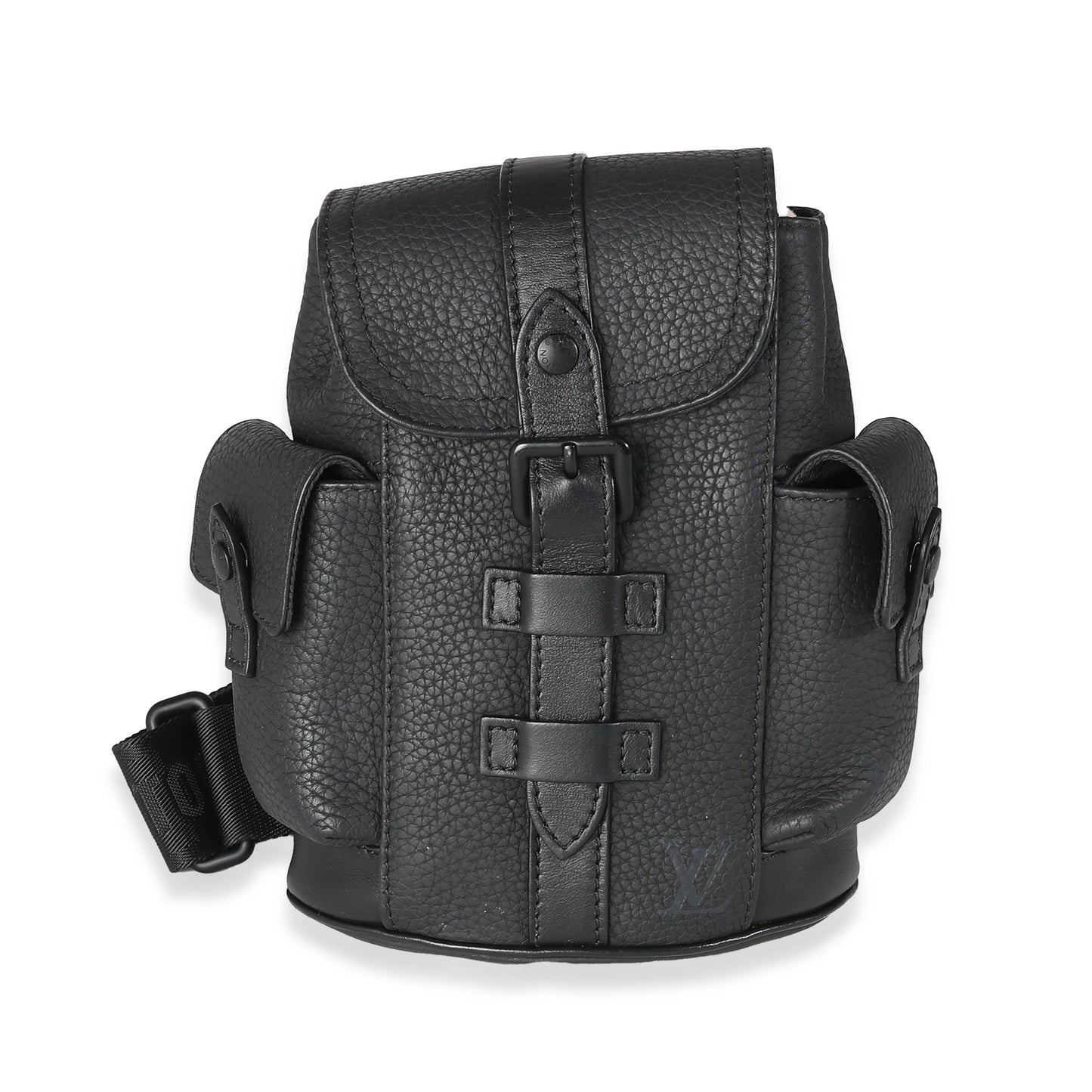 Louis Vuitton Black Taurillon Nano Christopher