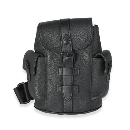 Louis Vuitton Black Taurillon Nano Christopher