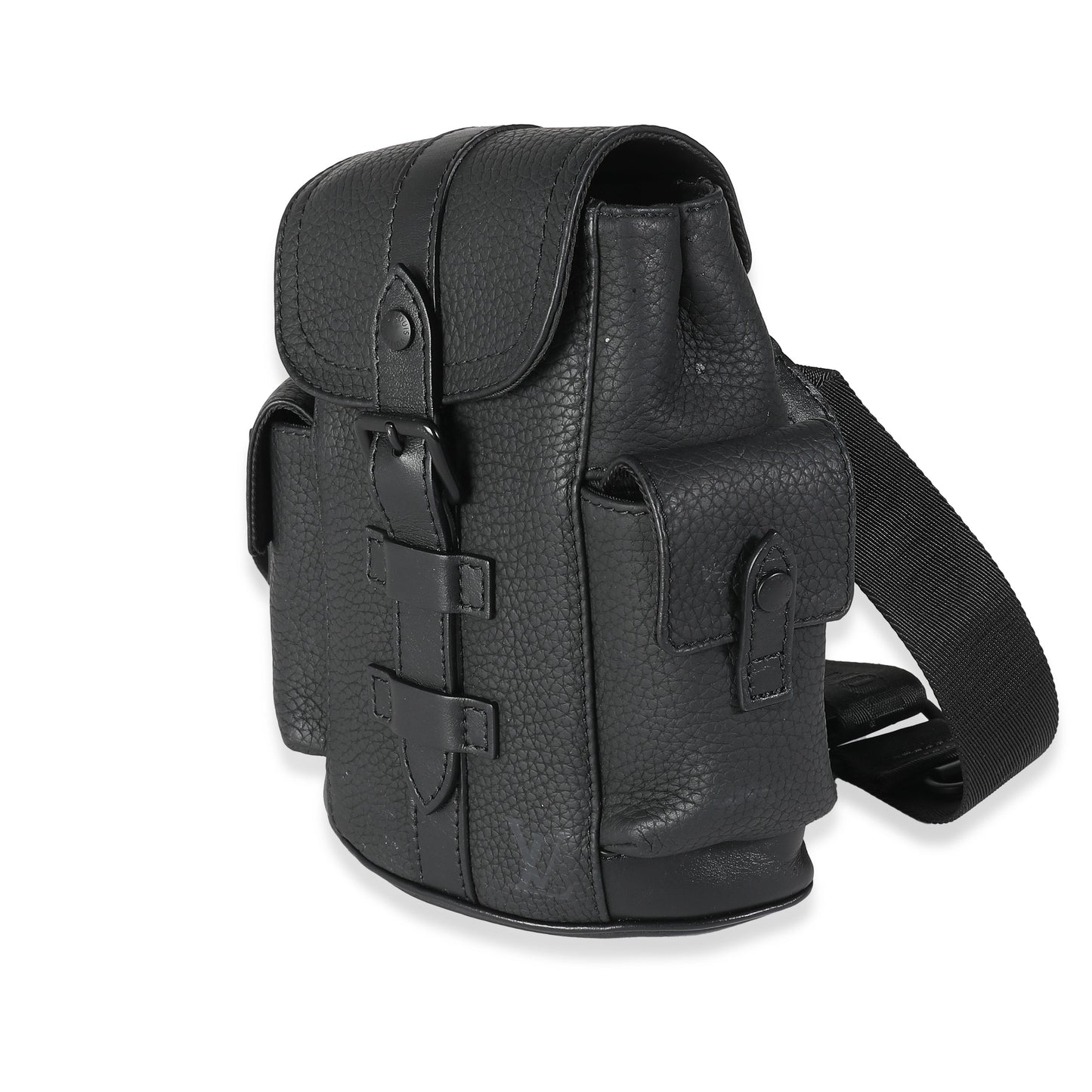 Louis Vuitton Black Taurillon Nano Christopher