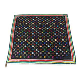 Louis Vuitton Black Multicolor Silk Murakami Eye Love Scarf