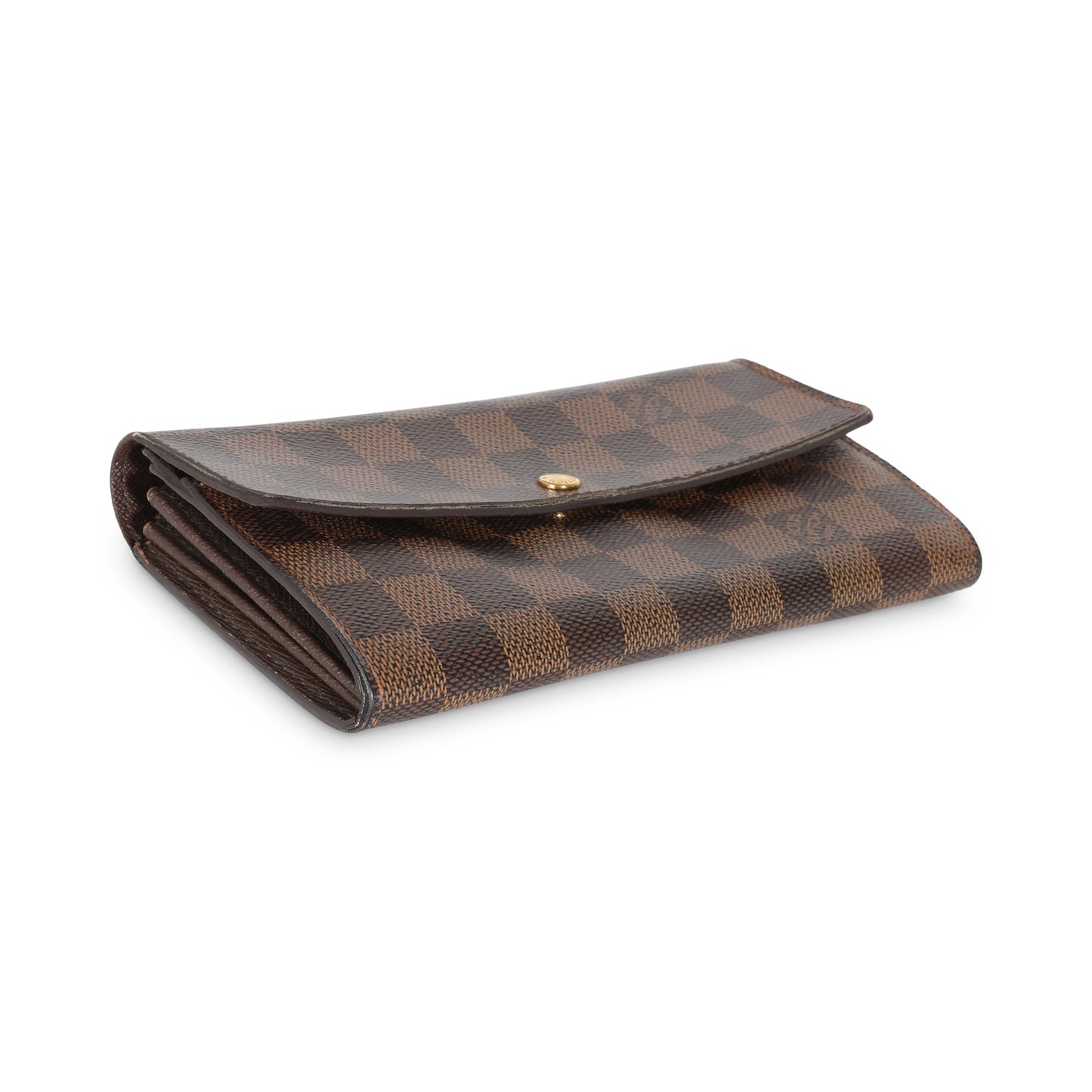 Louis Vuitton Damier Ebene Canvas Sarah Wallet